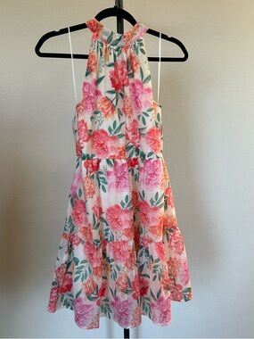 Shop the Mint Remember You Fondly Ivory White Floral Dress